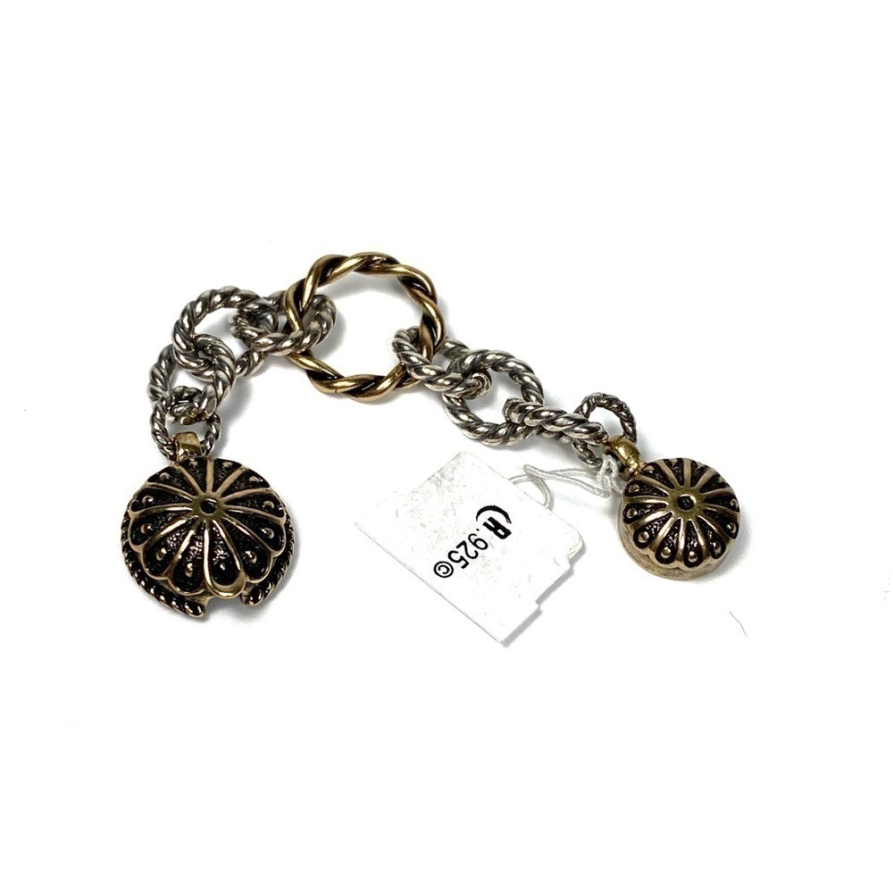 Caroline Pollack Ring 926 Brass Magnetic Clasp New Size 5  10.21g